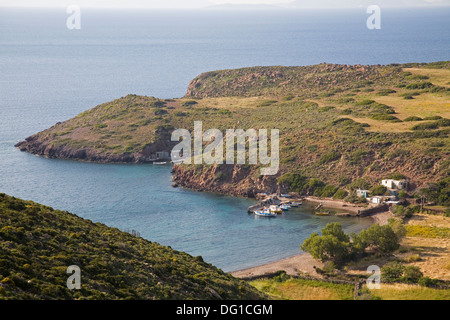 In Europa, in Grecia, Dodecaneso, PATMOS ISOLA, livadi beach Foto Stock