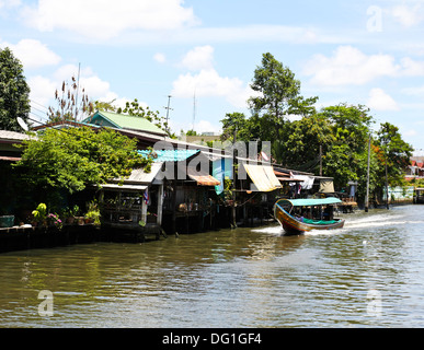 Riverside residential in Thailandia Foto Stock