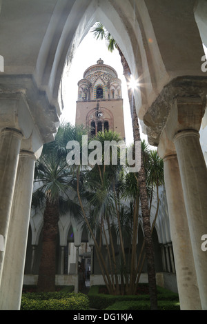 Chiostro del Paradiso, Cattedrale di Amalfi, la Cattedrale di Sant'Andrea/Duomo di Amalfi, Italia Foto Stock