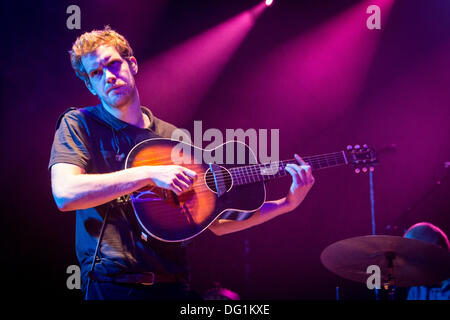 Milano Italia. Il 10 ottobre 2013. Il belga indie rock band BALTHAZAR apertura della mostra di editori a music club Alcatraz © Rodolfo Sassano/Alamy Live News Foto Stock