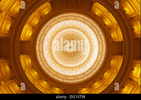 Texas State Capitol Rotunda Foto Stock