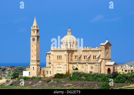 Basilica di Ta' Pinu Gharb Gozo Malta Foto Stock