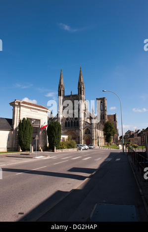 Abbazia di San Martino Laon Foto Stock