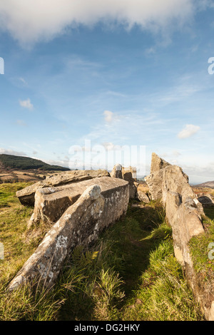 Galleria cornuto grave a Lamlash sull'isola di Arran in Scozia Foto Stock