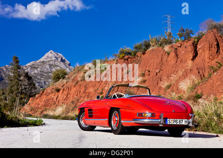 Mercedes 300 SL Roadster, 1961. Foto Stock