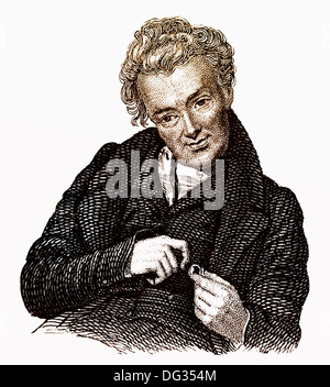 William Wilberforce, 1759 - 1833, uomo politico britannico e filantropo, leader del movimento per abolire il commercio degli schiavi Foto Stock