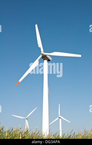 Le turbine eoliche di Esbjerg Danimarca Foto Stock