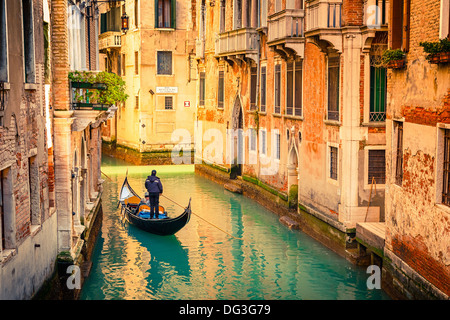 Canale a Venezia Foto Stock