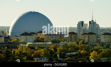 Globen, Stoccolma, Svezia, in Scandinavia. Foto Stock