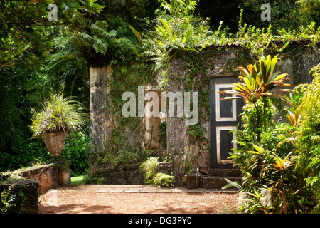 Lunuganga station wagon di Geoffrey Bawa, xx c modernismo tropicale e minimalismo architetto, Sri Lanka, Oceano Indiano, Asia Foto Stock