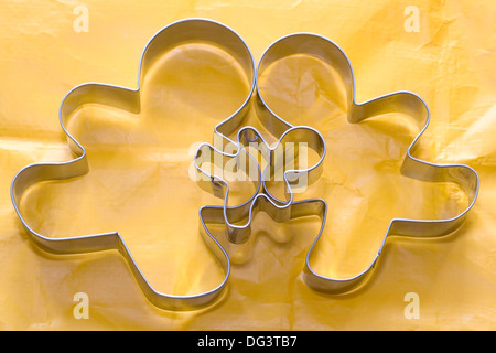 Gingerbread taglierine, famiglia Foto Stock