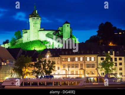 Il castello di Munot, XVI secolo fortezza, Schaffhausen, Svizzera, Europa Foto Stock