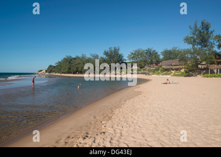 Tofo Beach, Inhambane, Mozambico, Africa Foto Stock