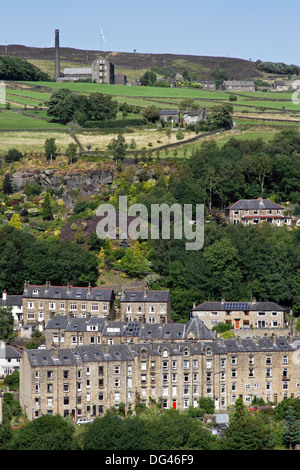 Hebden Bridge, Calder Valley, West Yorkshire, Inghilterra, Regno Unito Foto Stock