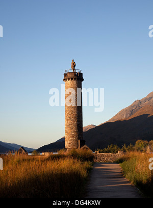 Glenfinnan monumento, Lochaber, Scotland, Regno Unito Foto Stock