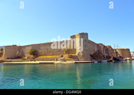 Il castello medievale di Kyrenia, Cipro del Nord. Foto Stock