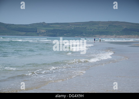 Scene di Porth Neigwl Foto Stock