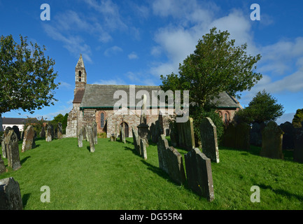 Chiesa di San Michele. Bowness-on-Solway, Cumbria, England, Regno Unito, Europa. Foto Stock