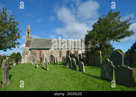 Chiesa di San Michele. Bowness-on-Solway, Cumbria, England, Regno Unito, Europa. Foto Stock