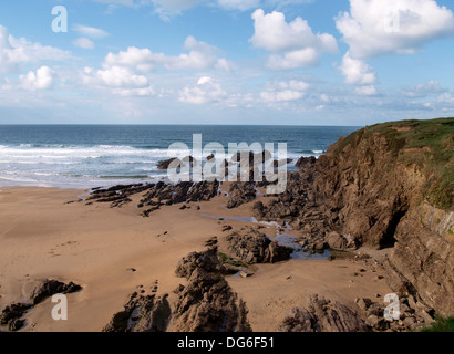 Crooklets Beach, Bude, Cornwall, Regno Unito Foto Stock