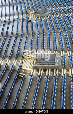 Vista aerea di posti a sedere presso Headingley Cricket Stadium Foto Stock