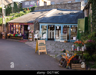 Hay-on Wye una piccola città in Powys Galles famosa per le sue librerie e festival letterario. Foto Stock