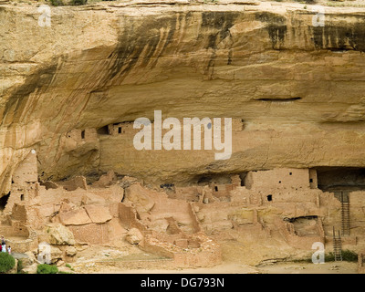 L'abitazione Anasazi di casa lunga nel Parco Nazionale di Mesa Verde,Colorado Foto Stock