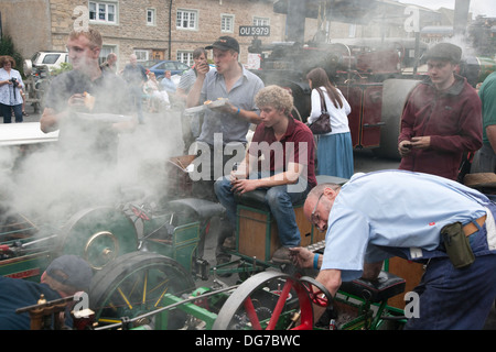 Masham motore a vapore Rally 2013. Foto Stock