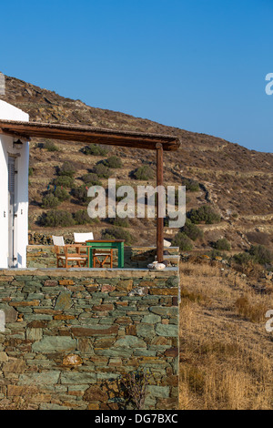 Casa in dettaglio Folengadros in Grecia Foto Stock