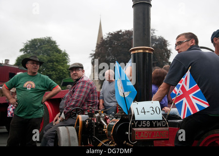 Masham motore a vapore Rally 2013. Foto Stock