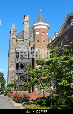 Washington DC, capitale degli Stati Uniti. Famosa università di Georgetown. Prestigioso istituto di istruzione. Foto Stock