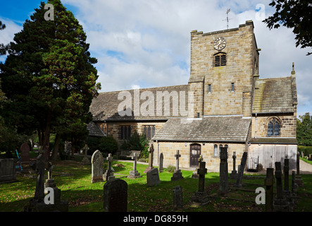 Chiesa del villaggio parrocchiale di St Mary esterno Goathland North Yorkshire Inghilterra Regno Unito Gran Bretagna Foto Stock