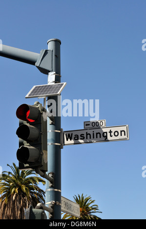 Pannello solare San Francisco, California Foto Stock