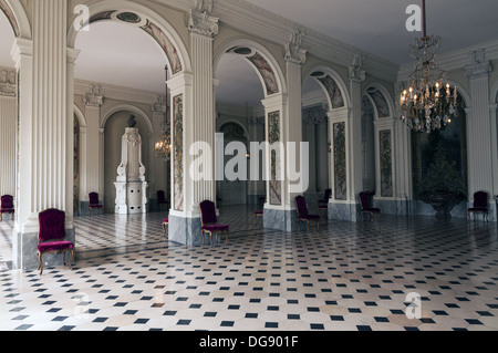 Elk213-1316 Francia, Alsazia, Strasburgo, Palais Rohan, sala interna Foto Stock