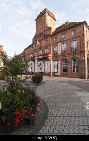 Elk213-1393v Francia, Alsazia, Wissembourg, Municipio Foto Stock