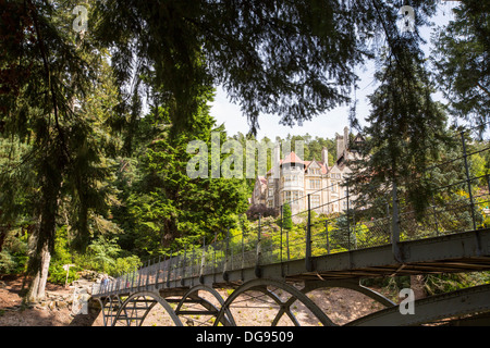 Cragside, Rothbury, Northumberland, la casa del Signore Armstrong, Vittoriano di un ingegnere e inventore, Foto Stock