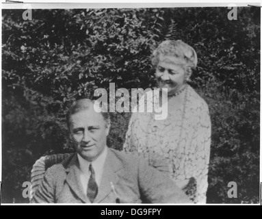 Franklin D. Roosevelt, Sara Delano Roosevelt in Fairhaven, Massachusetts 195364 Foto Stock