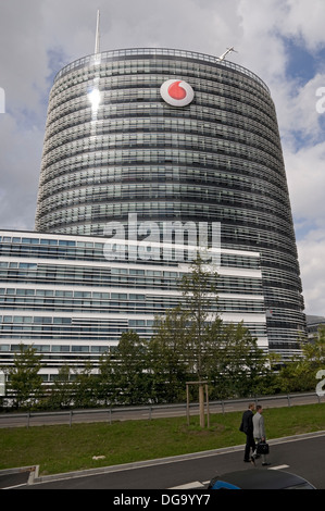 Il nuovo quartier generale di Vodafone a Düsseldorf, NRW, Germania. Foto Stock