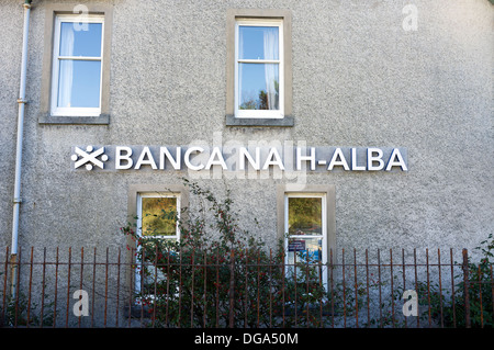Bank of Scotland Tarbert Isle of Harris Western Isles della Scozia UK Foto Stock