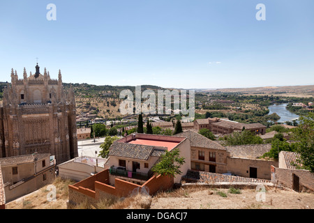 Vista da Toledo, Spagna Foto Stock