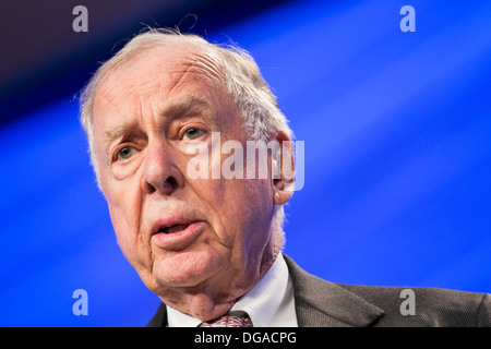 T. Boone Pickens, presidente della BP per la gestione del capitale. Foto Stock