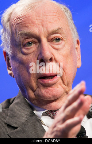 T. Boone Pickens, presidente della BP per la gestione del capitale. Foto Stock