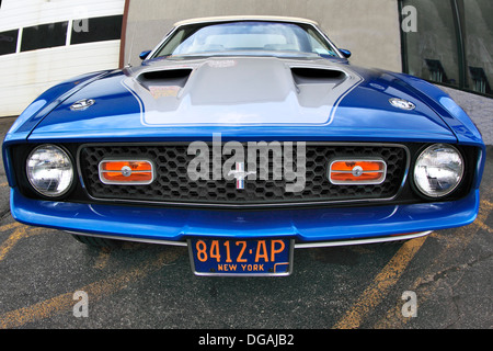 Classico Ford Mustang Mach 1 Long Island New York Foto Stock