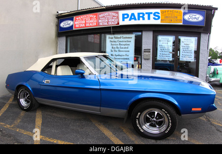 Classico Ford Mustang Mach 1 Long Island New York Foto Stock