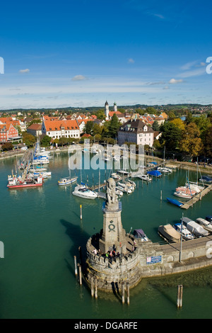 In Germania, in Baviera, Lindau, Porto Foto Stock