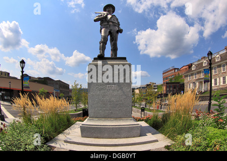 Monumento di guerra Manor House Square Yonkers New York Foto Stock