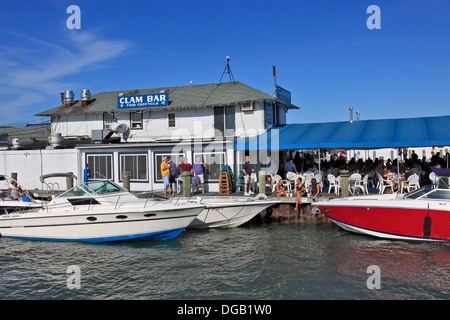 Porto Greenport Long Island New York Foto Stock