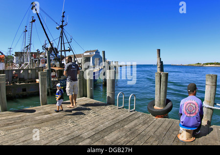 Porto di Montauk Long Island New York Foto Stock