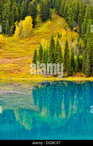 Il Lago di Smeraldo Parco Nazionale di Yoho Alberta Canada Foto Stock