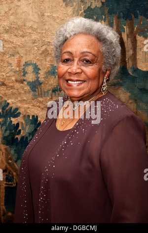 Splendida felice black mature senior donna. St Paul Minnesota MN USA Foto Stock